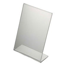 Load image into Gallery viewer, Menu Holder, Clear Acrylic, Single-sided