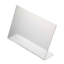 Load image into Gallery viewer, Menu Holder, Clear Acrylic, Single-sided