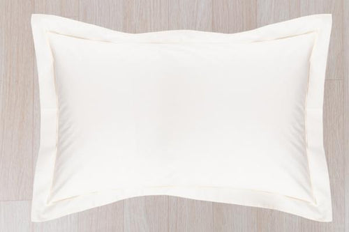 Pillowcase, Baroque (Oxford) with Satin Stitch, 100% Cotton