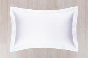 Pillowcase, Baroque (Oxford) with Satin Stitch, 100% Cotton