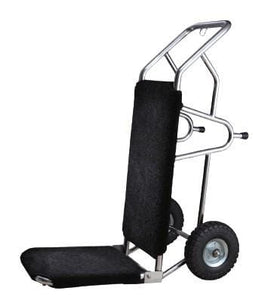 Hotel service luggage trolley, two-wheel